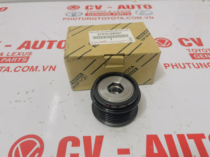 Picture of 27415-0W021, 274150W021 Pully Máy Phát Toyota Camry, Highlander, Rav4, Sienna 6PK Chính Hãng