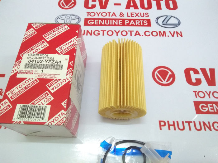 Picture of 04152-YZZA4 04152YZZA4 Lọc dầu giấy A4 Toyota, Lexus 38020 
