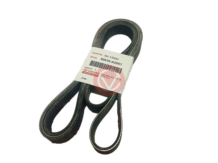 Picture of 90916-A2001 90916-02571 7PK2120 Dây curoa tổng Toyota Land Cruiser, Prado 1GRFE 